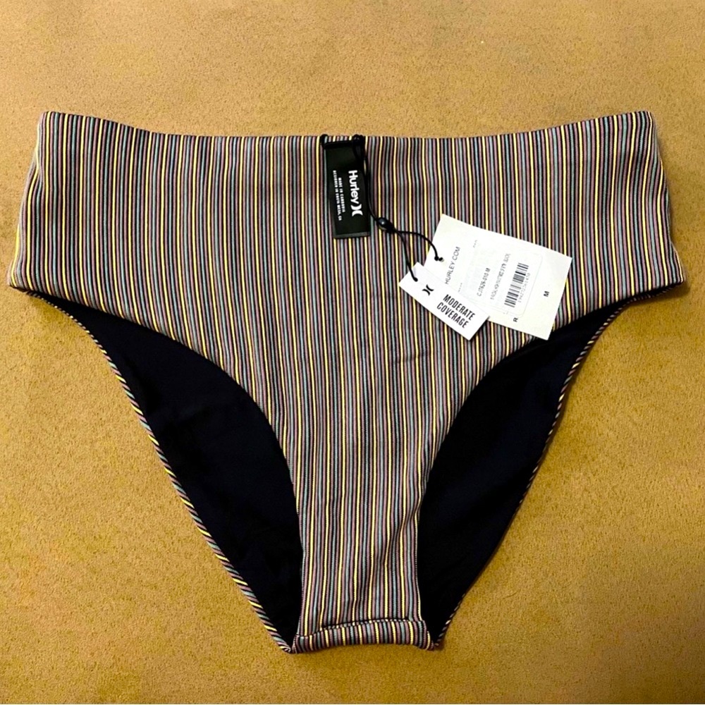 BNWT HURLEY High-waisted bikini bottom